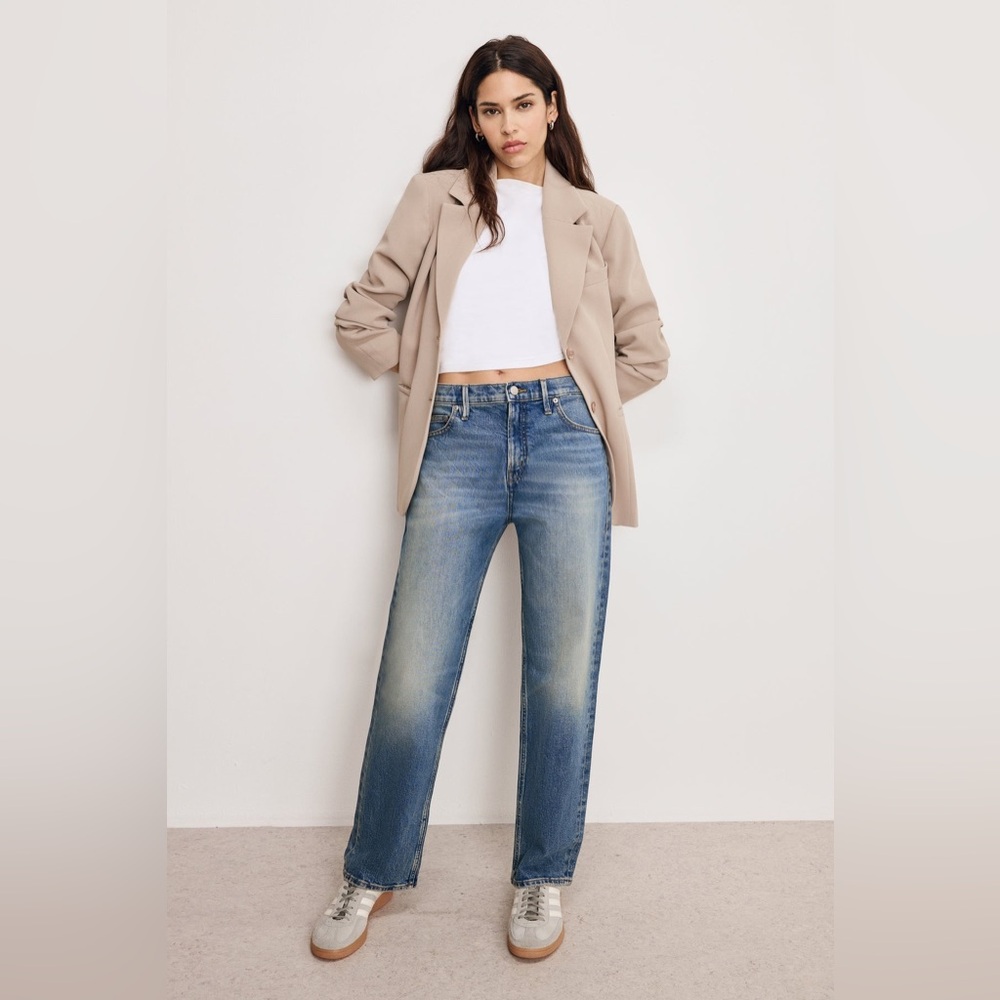 Good American Good Standard Straight Jeans